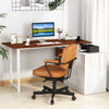 Corner Computer Desk Laptop PC Desk Study Writing Desk-Brown