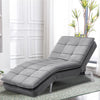 Velvet Sofa Bed 3 In 1 Recliner Chair Single Convertible Sleeper Chair Bed Grey