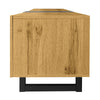 Wooden TV Stand TV Unit Cabinet with Open Shelves 3 Door 170cm for up to 70 Inch