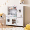 Kitchen Accessory Playset Kids Wooden Play Kitchen Toy Set w/ Ice Maker