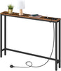 HOOBRO Console Table Hallway Table 100 x 15 x 80 cm Sofa Table Side Table