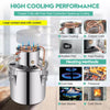 20L Water Alcohol Distiller Stainless Steel Home Brewing Kit Whiskey Making Kit