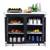 Outdoor 6 Shelf Camping Cupboard Kitchen Table Storage Unit Folding Portable