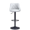 Set of 2 Barstool Kitchen Breakfast Swivel Pub Counter Gas Lift PU Leather Chair