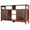 TV Stand for 65" TV Fireplace TV Stand Entertainment Center Storage Cupboard