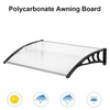 Door Canopy Awning Back Front Window Roof Rain Cover Porch Patio Outdoor Shelter