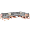 Lechnical 8 Piece Garden Sofa Set Solid Wood Fir,Patio Conversation G0S0