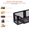 ATV/UTV Drop Basket Rear Storage Basket Universal Cargo Storage Rack Mesh Design