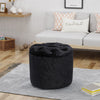 Crushed Velvet Dressing Stool Ottoman Side Seat Footstool Chair Hallway Bedroom