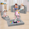 Kids Play Couch Convertible Climb & Crawl Foam and Floor Playset