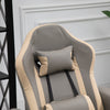 Manual Recliner Armchair PU Sofa Chair w/ Adjustable Leg Rest & 135° Reclining