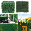 18x Artificial Boxwood Plant Decorative Wall Greenery Wall Hedge Grass Mat Panel