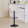 2x Bar Stools Breakfast Comfortable Swivel Gas Lift Kitchen Stool Leather Chairs