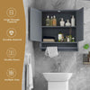 Space-saving Storage Organizer Hanging Bathroom Cabinet-Grey