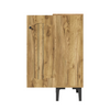 Modern 2-Door Shoe Cabinet 60x31.5x95cm Hallway Storage with Adjustable Shelves