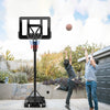 Portable Basketball Hoop 5-Level Height Adjustable Basketball Goal Hoop Stand