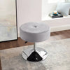 Swivel Round Adjustable Makeup Side Stool Velvet Footstool Dressing Table Stool