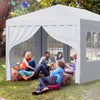 3x6M Gazebo Marquee Heavy Duty Garden Party Canopy Waterproof Tent with 4 Sides