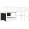 Kids Bunk Bed 3ft Cabin Bed Mid Sleeper Loft Bed Children Pine Wooden Bed Frame