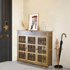 Large Wooden Shoe Cabinet Storage Cupboard Unit Shoe Rack Housekeeping Organiser