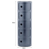 Corner Storage Cabinet Table Side End Stand Bedroom Bedside Storage Furniture