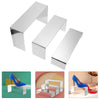 3 Pcs Stainless Steel Display Rack Desktop Display Shelf Collectibles Figure