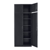 Extra Tall 225cm Storage Cabinet Lockable Steel Garage Office Workshop Cupboard