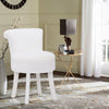 Bedroom Fluffy Plush Side Chair White Shaggy Makeup Seat Stool Dressing Table uk