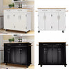 Kitchen Island Unit Butchers Block Trolley Breakfast Bar Table Storage Cabinet