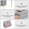Collapsible Folding Camping Table Outdoor Plastic Storage Case Container Box Bin