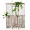 Costway Retro 3-Panel Room Divider 6FT Folding Privacy Screen Room Separator