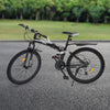 Mountain bike disc brake bike 26" 21-Gang MTB black+white mountain bike