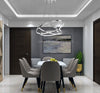 Modern Round LED 3 Ring Pendant Ceiling Light Cool White 6000K Chandelier H3074