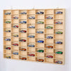 Car Model Display Case 1:64 Toy Car Wood Storage Box Collection Showcase Shelf