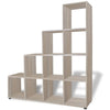 Staircase Bookcase Bookshelf Display Storage Box Unit Cubes 142 Oak Z1J7