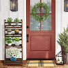 Foldable Plant Stand Wooden Ladder Shelf A Frame Display Shelf Flower Pot Holder