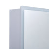 LED Bathroom Mirror Cabinet Wall Mounted 2 Doors Storage Cupboard Shower Laundry