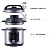 MasterPro Multi Cooker Pressure 6L 12-in-1 Electric 1500W Air Fryer Grill Bake
