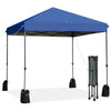 8FT Folding Pop Up Gazebo Commercial Instant Canopy Tent W/Roller Bag Waterproof