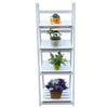 4 Tier Wooden Ladder Shelf Plant Flower Pot Display Stand Bookcase Storage Rack