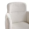 360° Rotating Office Accent Boucle Chairs Metal Legs Home Living Padded Armchair