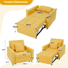 Convertible Sofa Bed 3-in-1 Pull out Arm Chair Folding Recliner Sleeper