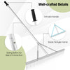 Landscape Rake Heavy-Duty Aluminum Leaf Rake 36-Tine Garden Yard Rake 91 cm Head