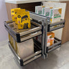 Blind Corner Cabinet Pull Out Drawer Magic Corner Base Shelves / Storage Basket
