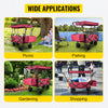 Beach Trolley Outdoor Utility Garden Cart Folding Wagon Cart With Canopy