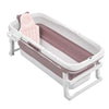Folding Bathtub Water Tub Adult Children Kids Spa Soaking Sauna SPA Bath Tub Lid