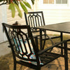 2Pcs Outdoor Patio Dining Stackable Chair Wrought Iron Furniture Bistro Chair
