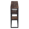 Metal TV Console Tea Coffee Table with Open Storage Rack Sofa Desk Shelving Unit
