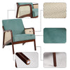 Modern Accent Chair Corduroy Reading Armchair Upholstered Sofa Rubber Wood Frame