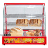 Counter Top Heated Hot Food Warmer Commercial Display Cabinet Pie Pizza Warming